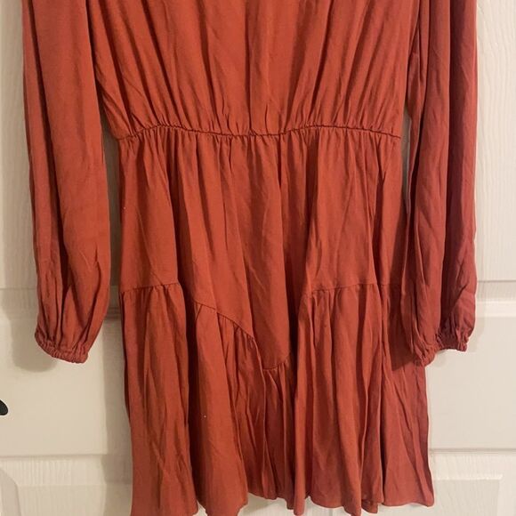 EUC SHEIN Rust Mini Dress - Picture 5 of 5